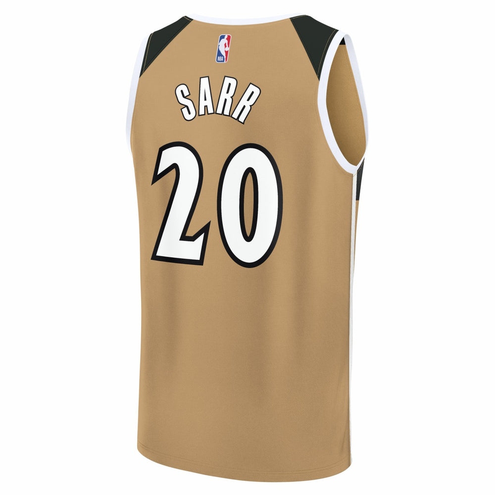 Alex Sarr Washington Wizards Youth 2025/26 City Edition Fastbreak Jersey - Gold