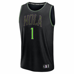 Zion Williamson New Orleans Pelicans Youth 2025/26 City Edition Fastbreak Jersey - Black