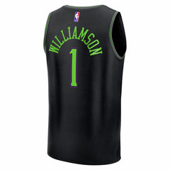 Zion Williamson New Orleans Pelicans Youth 2025/26 City Edition Fastbreak Jersey - Black