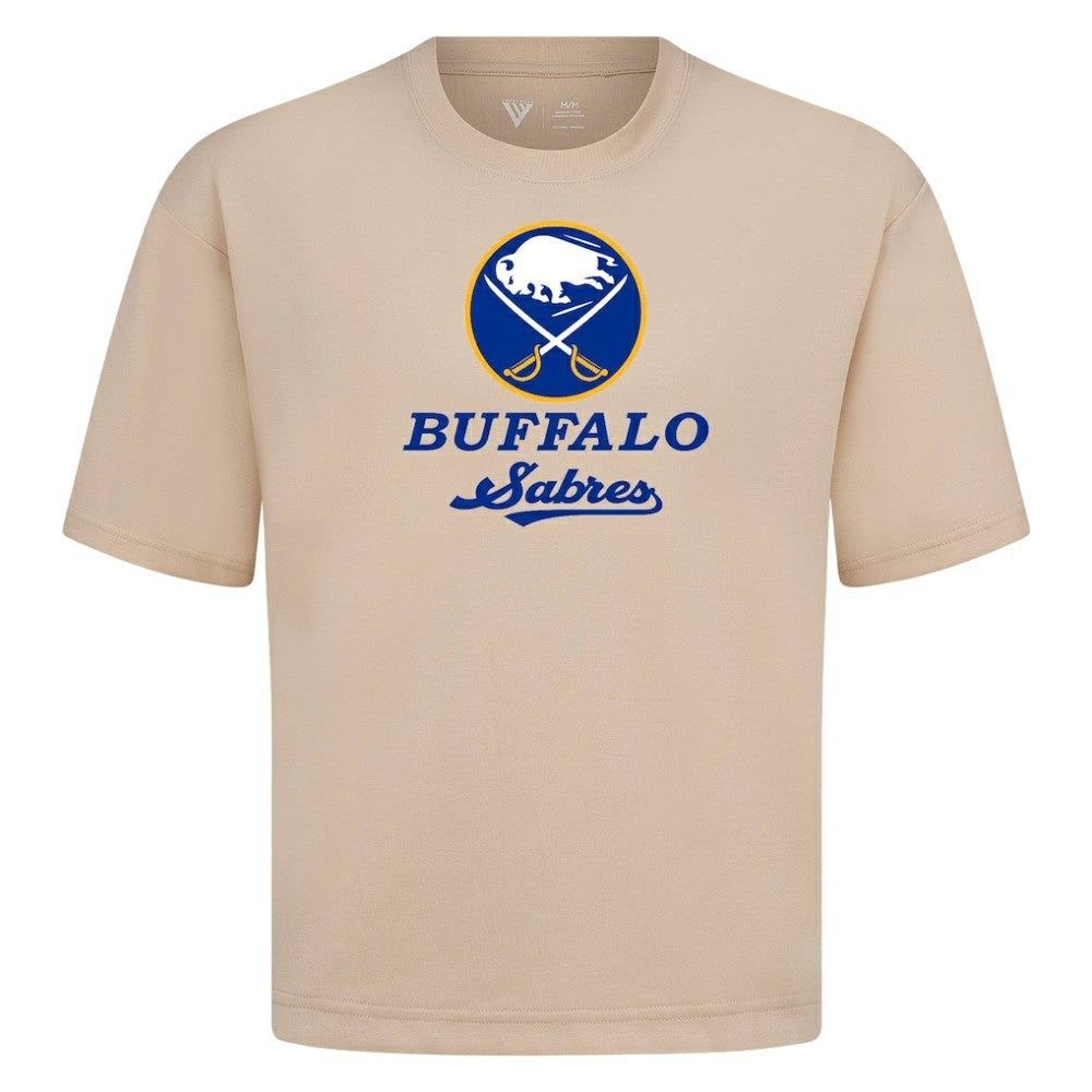 Buffalo Sabres Levelwear Team Surge Luxe Signature Knit T-Shirt Khaki