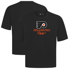 Philadelphia Flyers Levelwear Team Surge Luxe Signature Knit T-Shirt Black