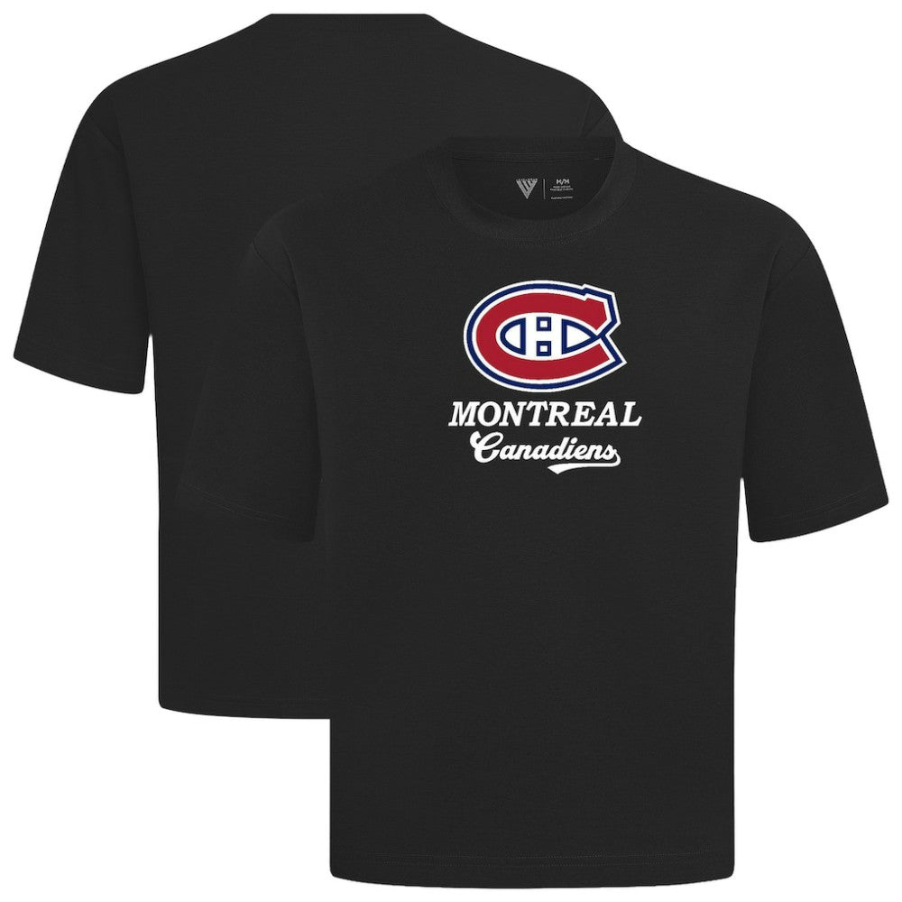 Montreal Canadiens Levelwear Team Surge Luxe Signature Knit T-Shirt Black