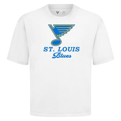 St. Louis Blues Levelwear Team Surge Luxe Signature Knit T-Shirt White
