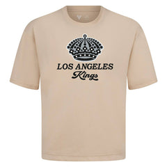 Los Angeles Kings Levelwear Team Surge Luxe Signature Knit T-Shirt Khaki