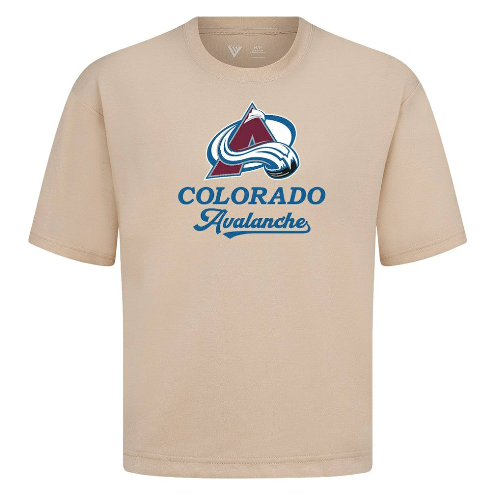 Colorado Avalanche Levelwear Team Surge Luxe Signature Knit T-Shirt Khaki