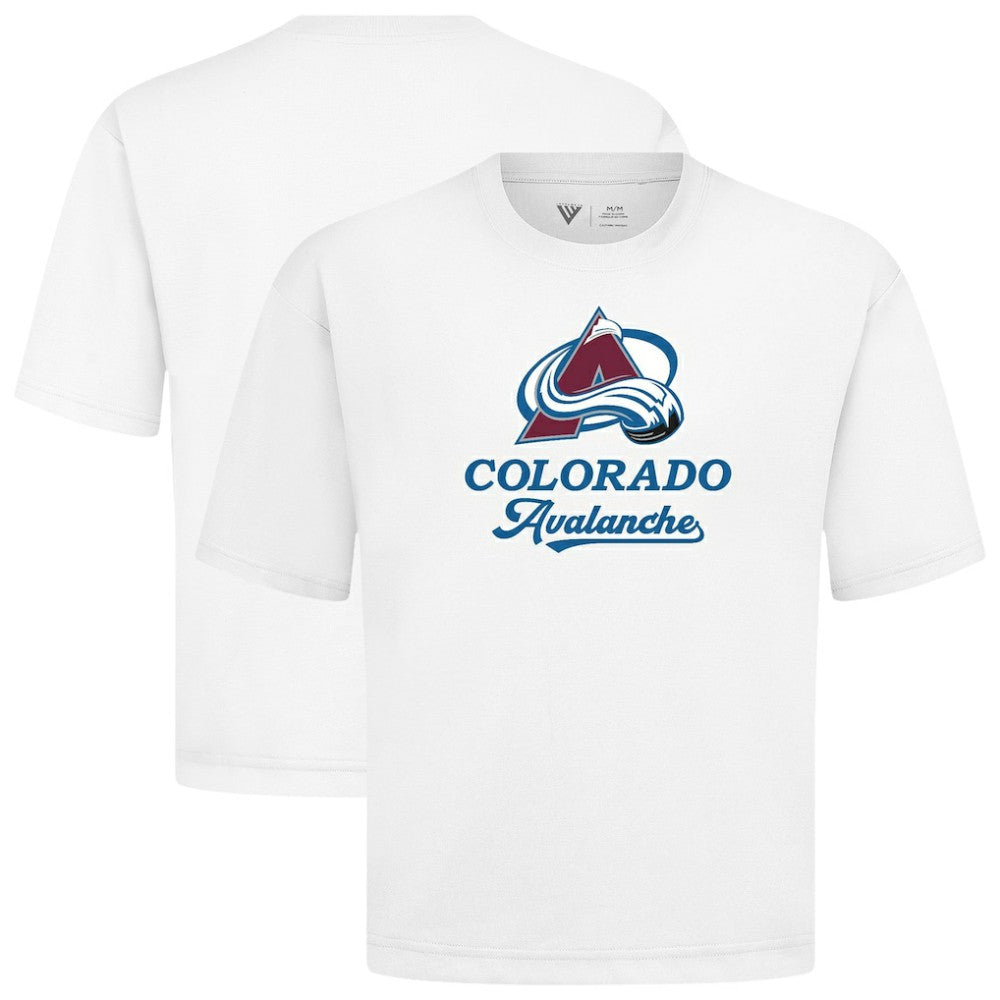 Colorado Avalanche Levelwear Team Surge Luxe Signature Knit T-Shirt White