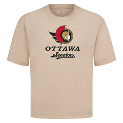 Ottawa Senators Levelwear Team Surge Luxe Signature Knit T-Shirt Khaki
