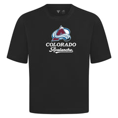 Colorado Avalanche Levelwear Team Surge Luxe Signature Knit T-Shirt Black