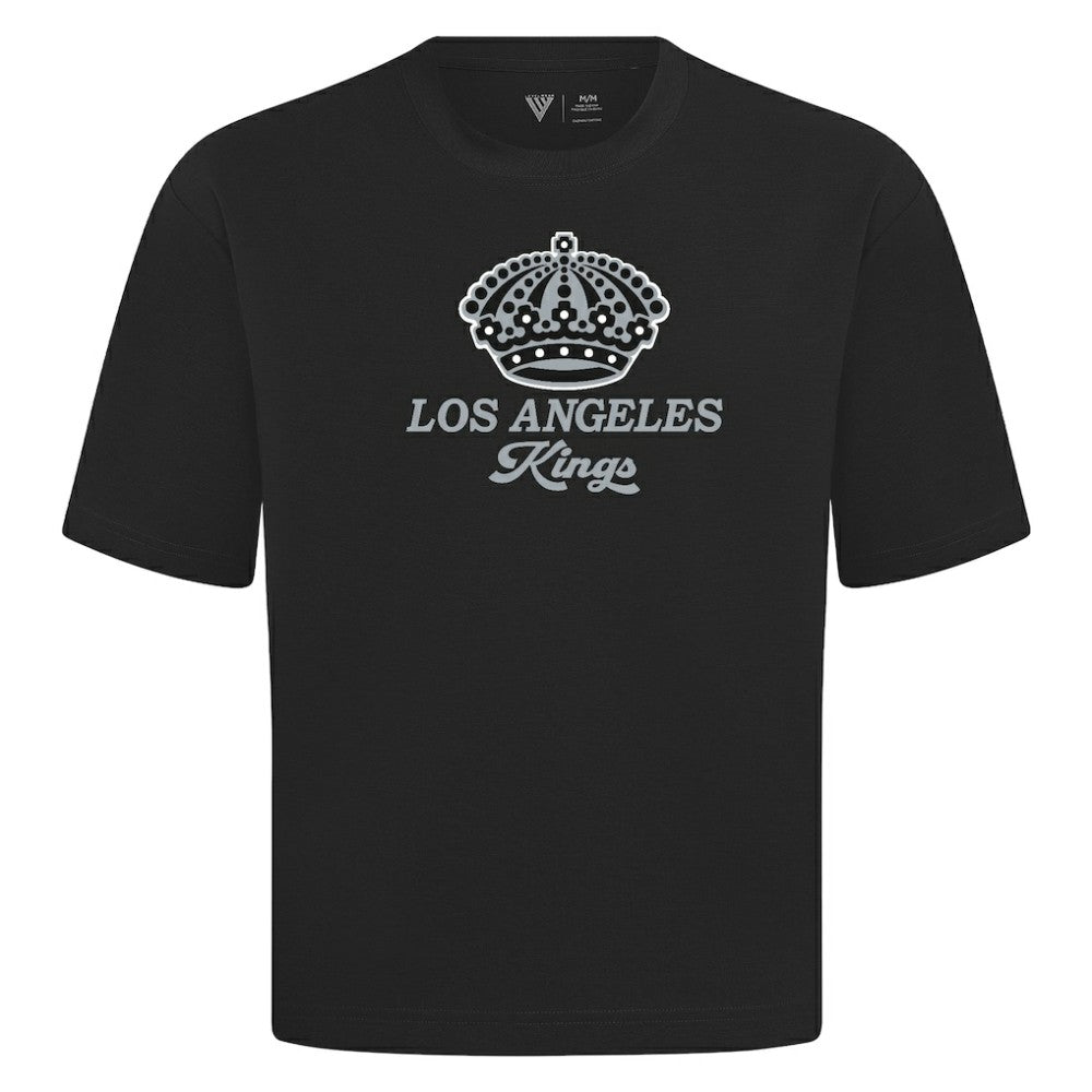 Los Angeles Kings Levelwear Team Surge Luxe Signature Knit T-Shirt Black