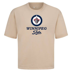 Winnipeg Jets Levelwear Team Surge Luxe Signature Knit T-Shirt Khaki