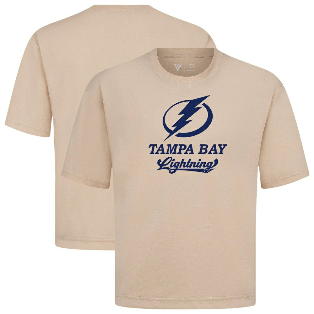 Tampa Bay Lightning Levelwear Team Surge Luxe Signature Knit T-Shirt Khaki