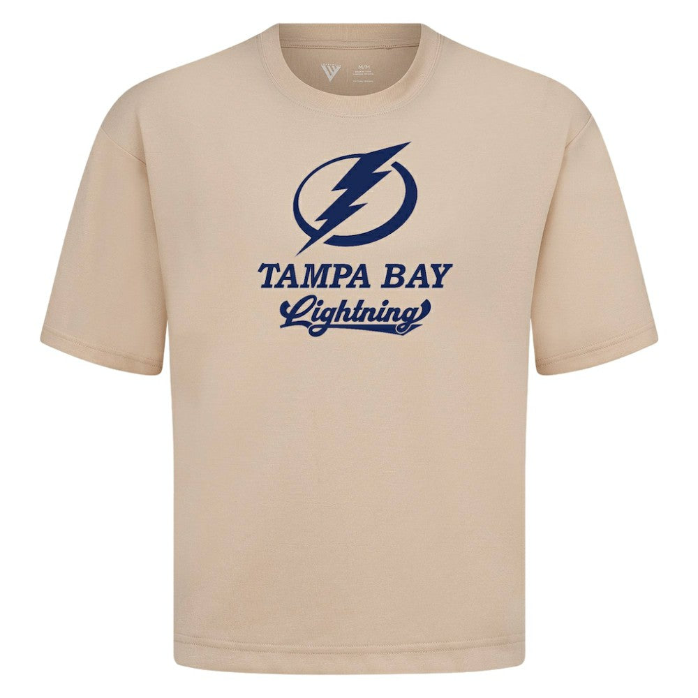 Tampa Bay Lightning Levelwear Team Surge Luxe Signature Knit T-Shirt Khaki