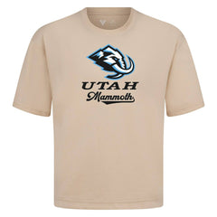 Utah Mammoth Levelwear Team Surge Luxe Signature Knit T-Shirt Khaki