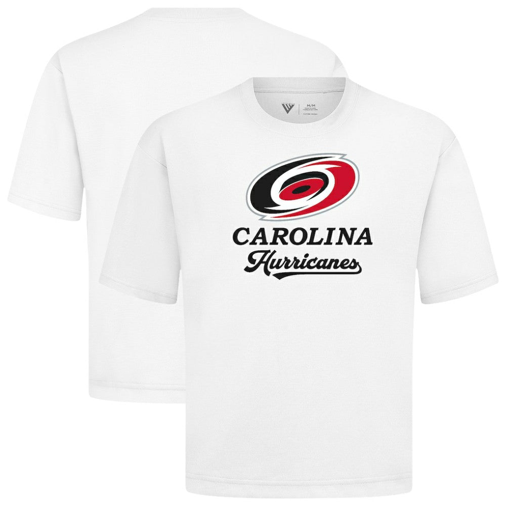 Carolina Hurricanes Levelwear Team Surge Luxe Signature Knit T-Shirt White