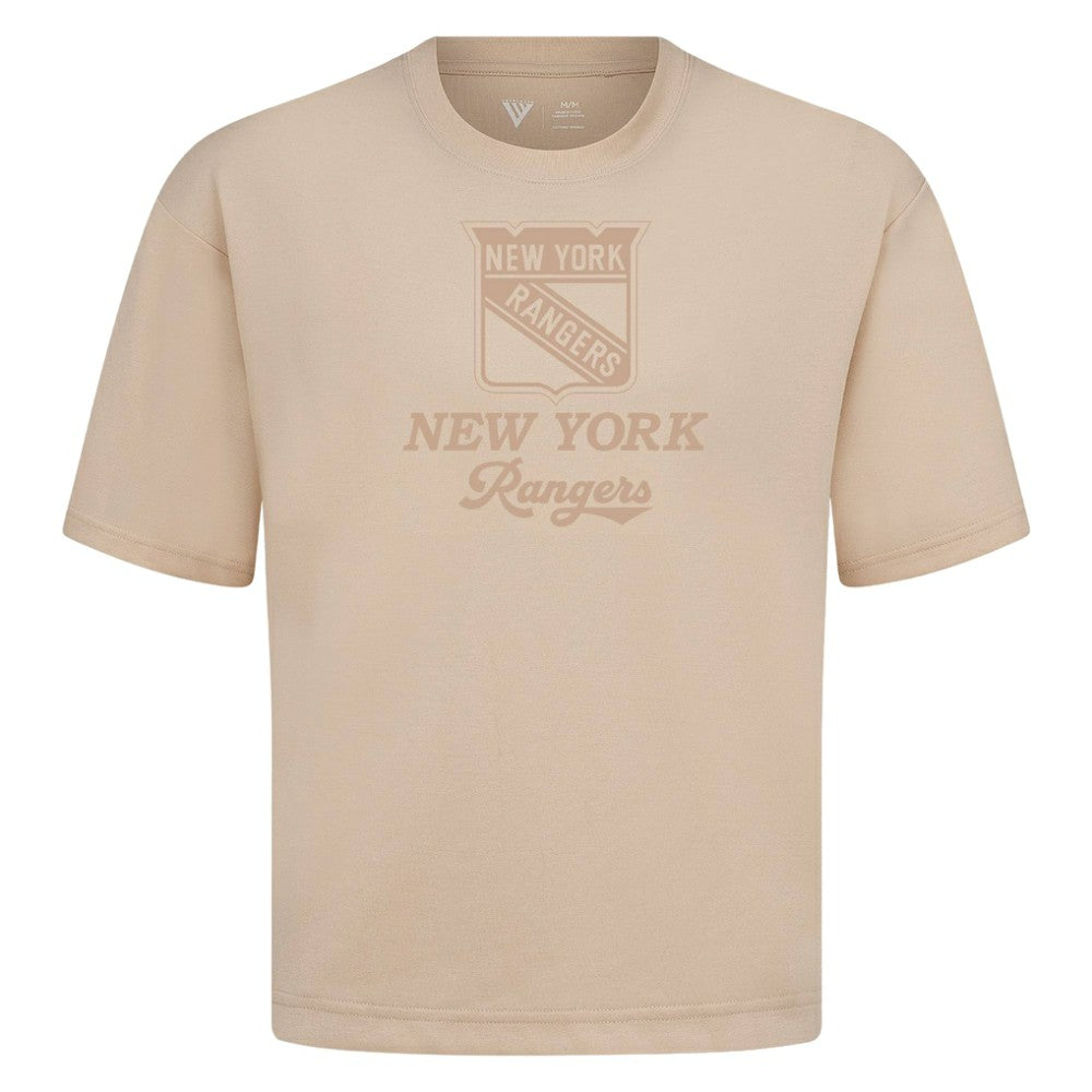 New York Rangers Levelwear Shadow Surge Luxe Signature Knit T-Shirt Khaki