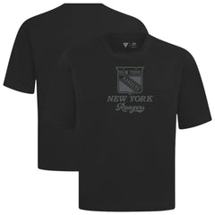 New York Rangers Levelwear Shadow Surge Luxe Signature Knit T-Shirt Black