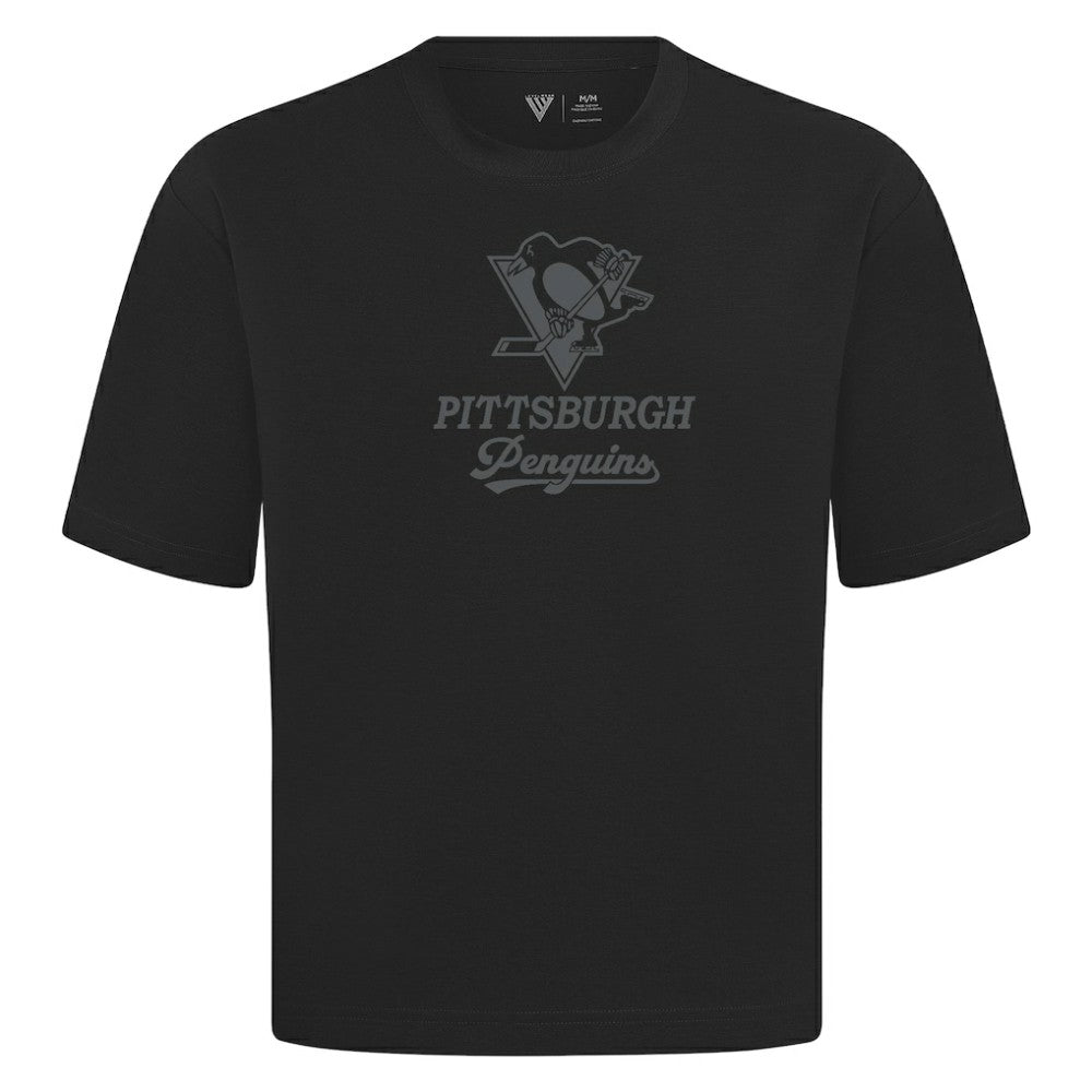 Pittsburgh Penguins Levelwear Shadow Surge Luxe Signature Knit T-Shirt Black