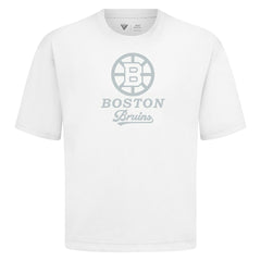 Boston Bruins Levelwear Shadow Surge Luxe Signature Knit T-Shirt White