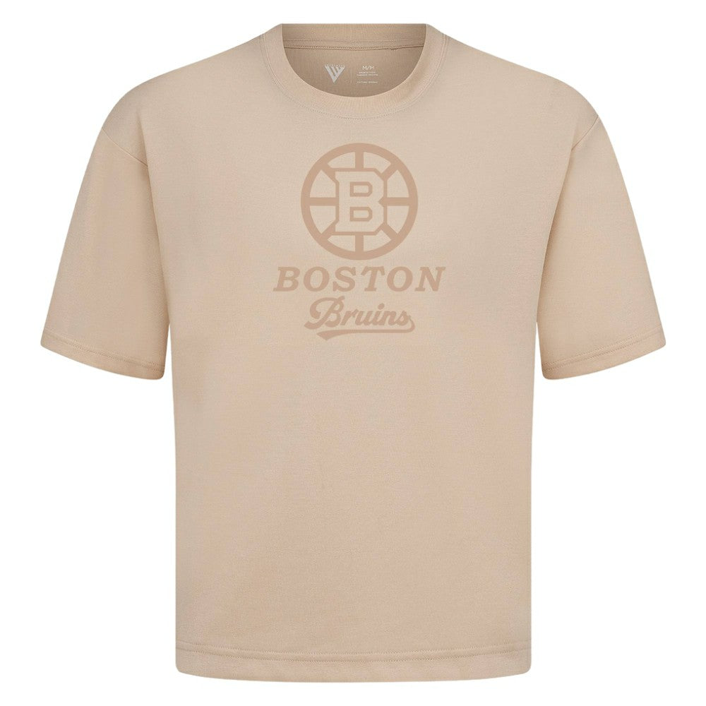 Boston Bruins Levelwear Shadow Surge Luxe Signature Knit T-Shirt Khaki