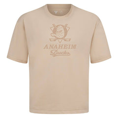 Anaheim Ducks Levelwear Shadow Surge Luxe Signature Knit T-Shirt Khaki