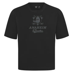 Anaheim Ducks Levelwear Shadow Surge Luxe Signature Knit T-Shirt Black