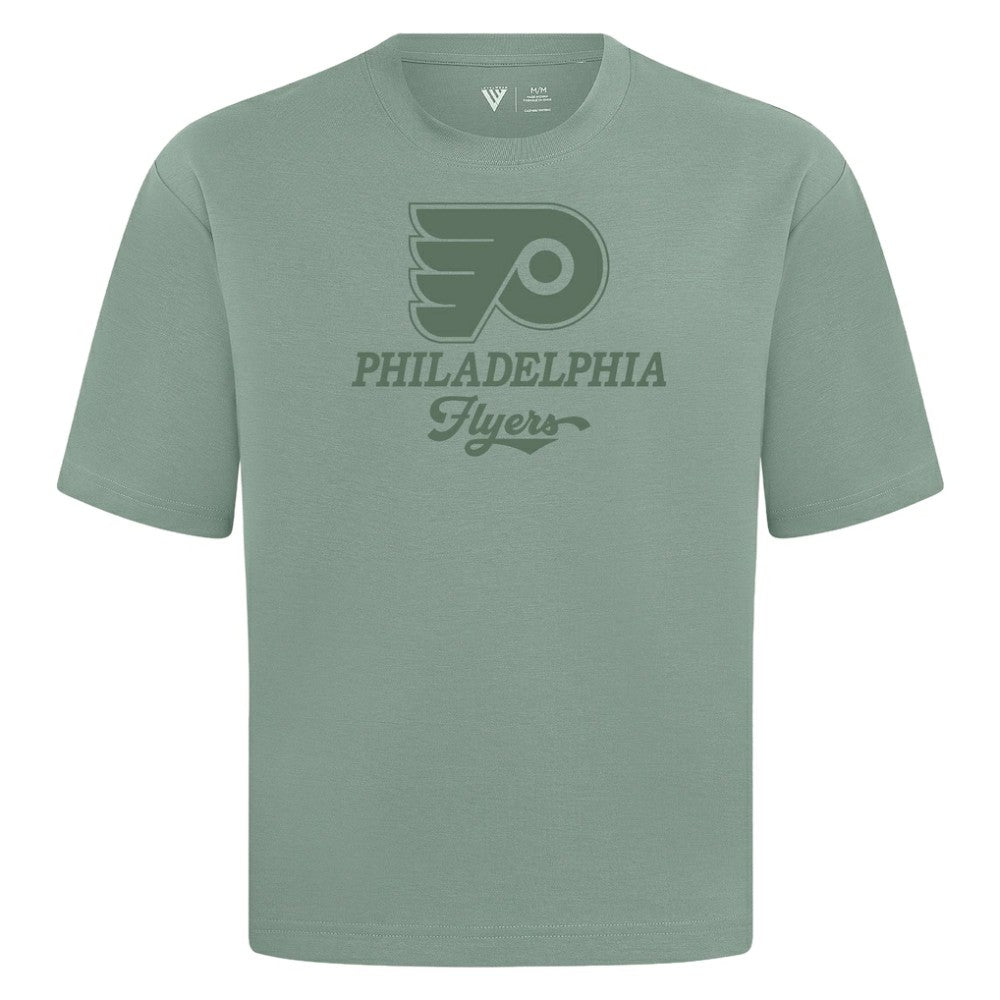 Philadelphia Flyers Levelwear Shadow Surge Luxe Signature Knit T-Shirt Green
