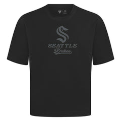 Seattle Kraken Levelwear Shadow Surge Luxe Signature Knit T-Shirt Black