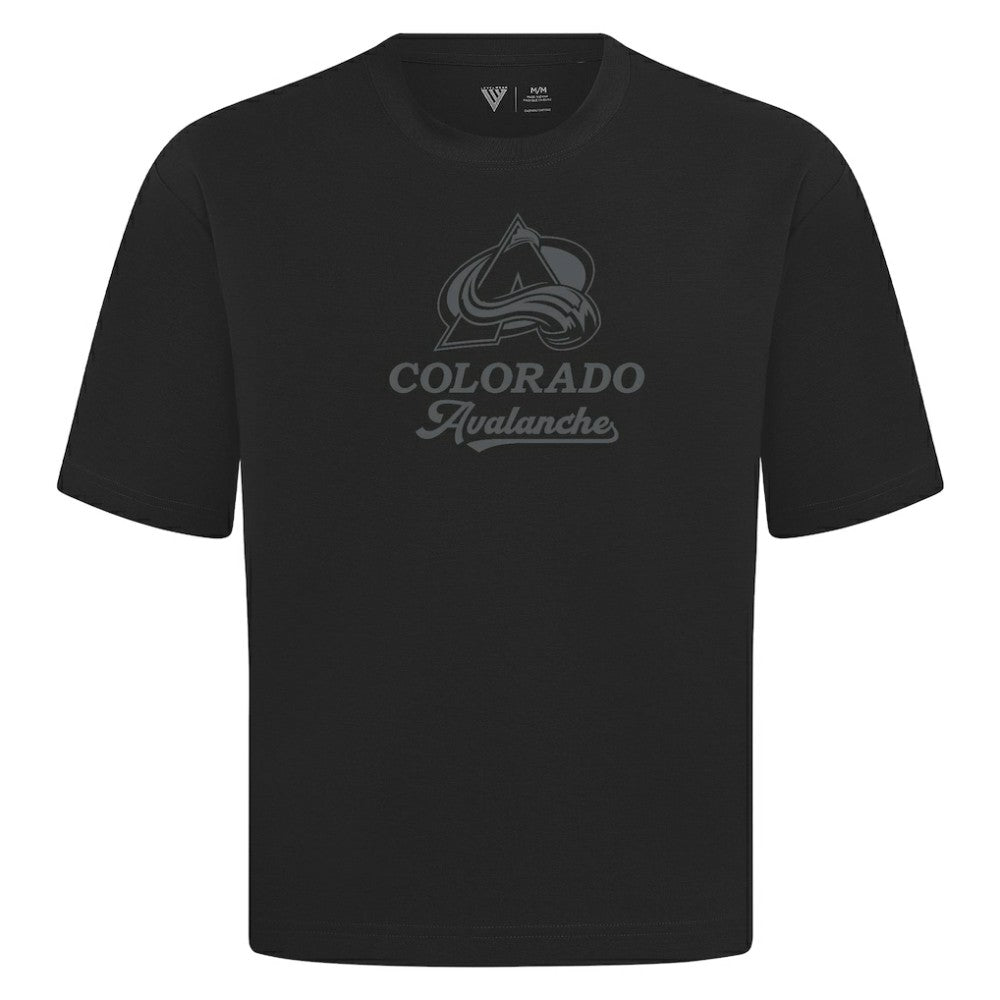 Colorado Avalanche Levelwear Shadow Surge Luxe Signature Knit T-Shirt Black