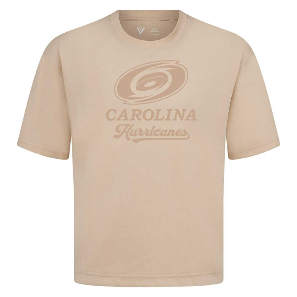 Carolina Hurricanes Levelwear Shadow Surge Luxe Signature Knit T-Shirt Khaki
