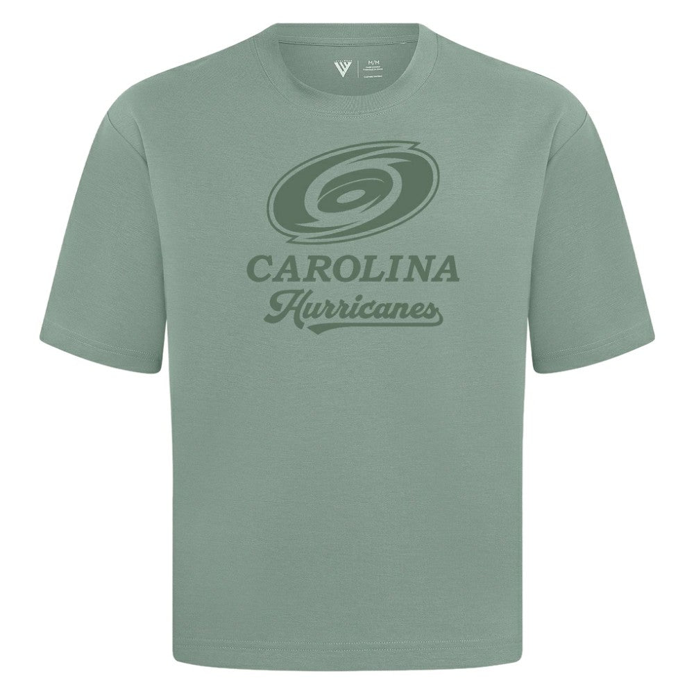Carolina Hurricanes Levelwear Shadow Surge Luxe Signature Knit T-Shirt Green