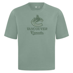 Vancouver Canucks Levelwear Shadow Surge Luxe Signature Knit T-Shirt Green