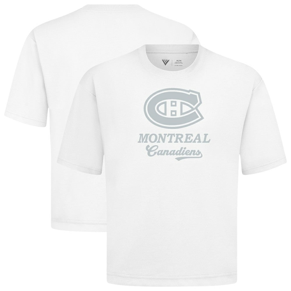 Montreal Canadiens Levelwear Shadow Surge Luxe Signature Knit T-Shirt White
