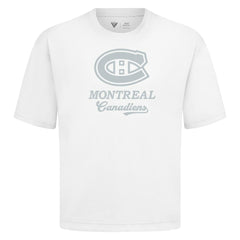 Montreal Canadiens Levelwear Shadow Surge Luxe Signature Knit T-Shirt White