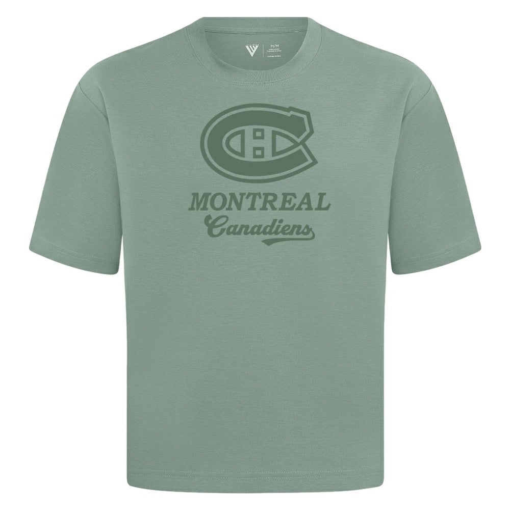 Montreal Canadiens Levelwear Shadow Surge Luxe Signature Knit T-Shirt Green