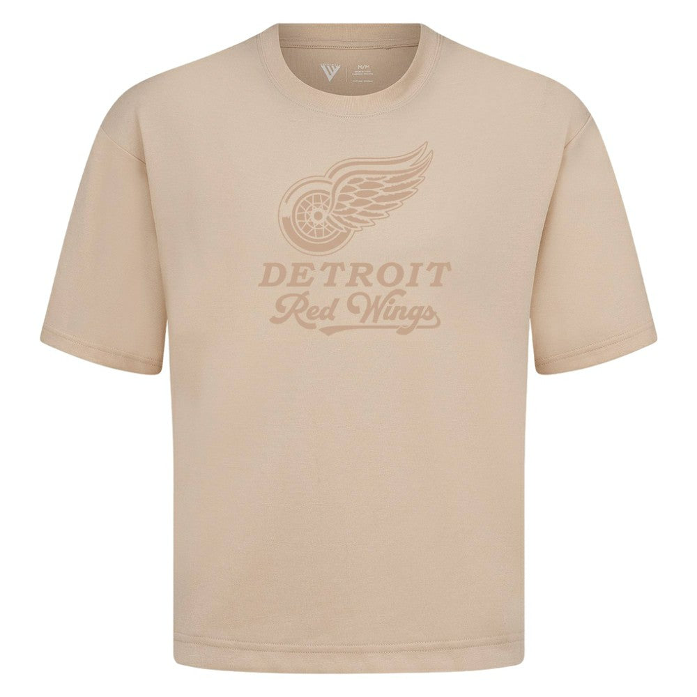 Detroit Red Wings Levelwear Shadow Surge Luxe Signature Knit T-Shirt Khaki