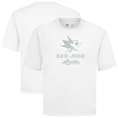 San Jose Sharks Levelwear Shadow Surge Luxe Signature Knit T-Shirt White
