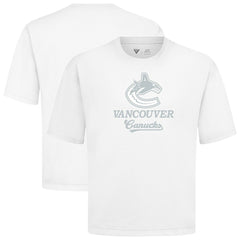 Vancouver Canucks Levelwear Shadow Surge Luxe Signature Knit T-Shirt White