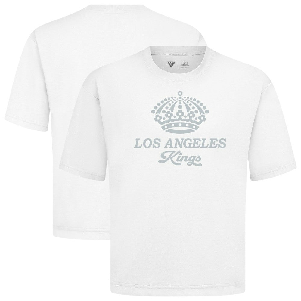 Los Angeles Kings Levelwear Shadow Surge Luxe Signature Knit T-Shirt White