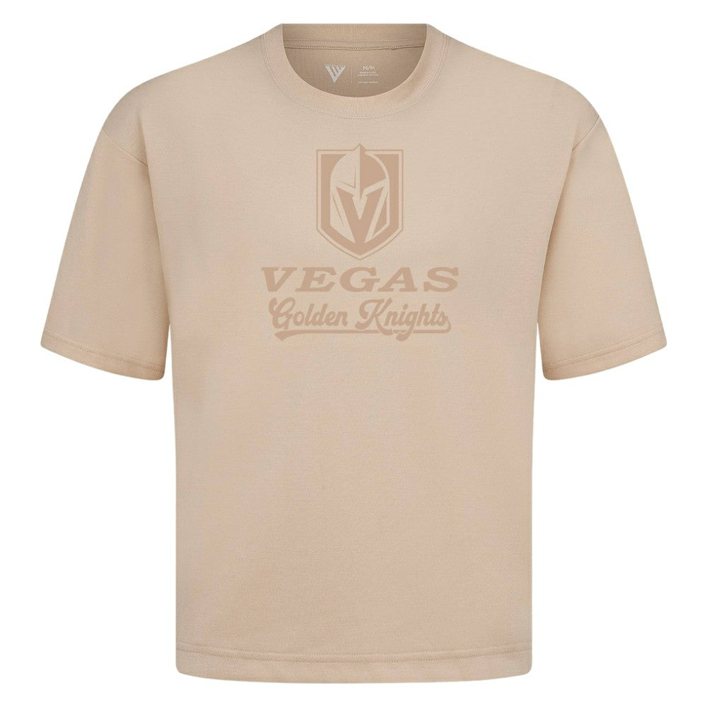 Vegas Golden Knights Levelwear Shadow Surge Luxe Signature Knit T-Shirt Khaki