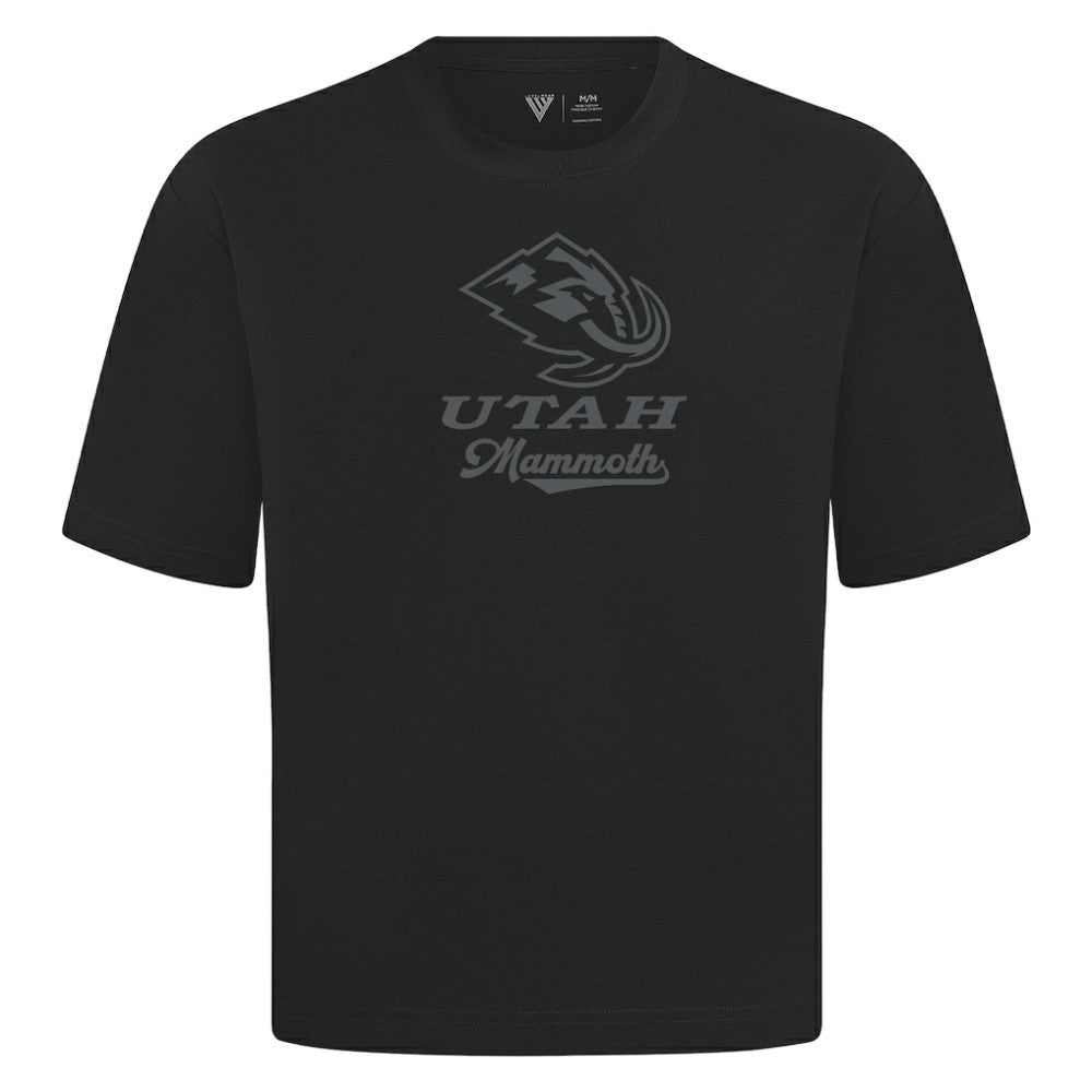 Utah Mammoth Levelwear Shadow Surge Luxe Signature Knit T-Shirt Black
