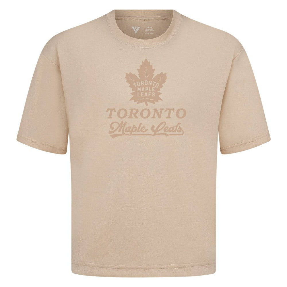Toronto Maple Leafs Levelwear Shadow Surge Luxe Signature Knit T-Shirt Khaki