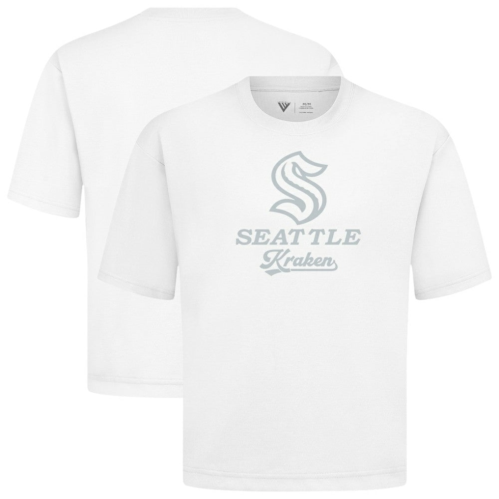 Seattle Kraken Levelwear Shadow Surge Luxe Signature Knit T-Shirt White