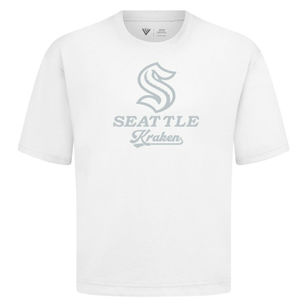 Seattle Kraken Levelwear Shadow Surge Luxe Signature Knit T-Shirt White