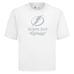 Tampa Bay Lightning Levelwear Shadow Surge Luxe Signature Knit T-Shirt White