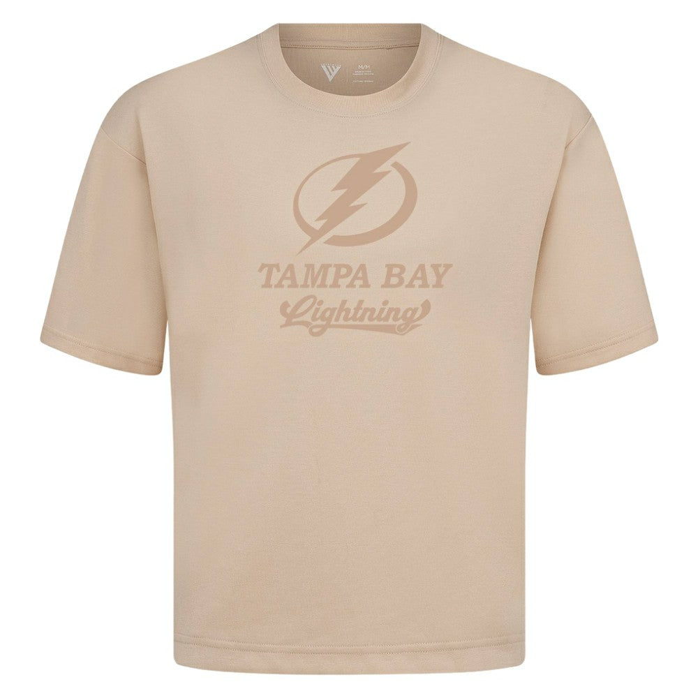 Tampa Bay Lightning Levelwear Shadow Surge Luxe Signature Knit T-Shirt Khaki