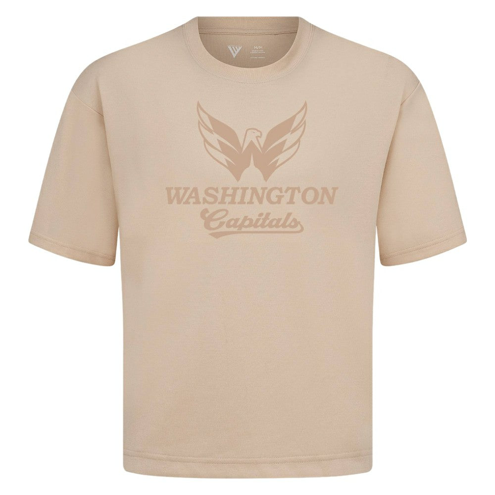 Washington Capitals Levelwear Shadow Surge Luxe Signature Knit T-Shirt Khaki