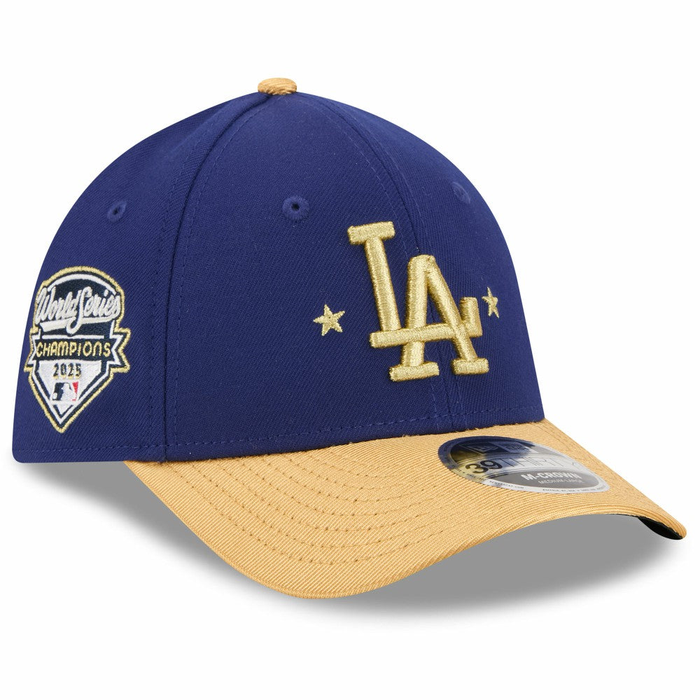 Los Angeles Dodgers 2026 Gold Collection M-Crown 39THIRTY Flex Hat Royal | New Era