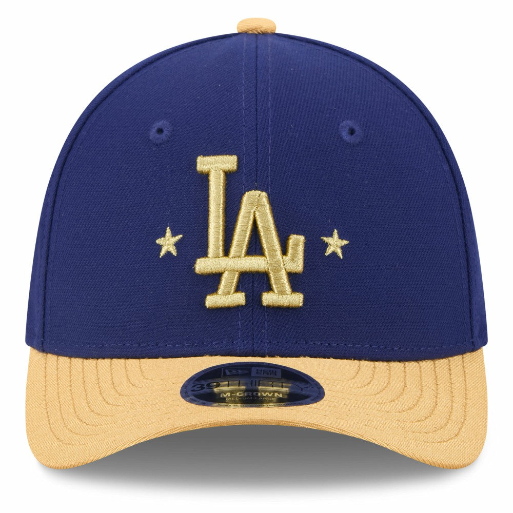 Los Angeles Dodgers 2026 Gold Collection M-Crown 39THIRTY Flex Hat Royal | New Era