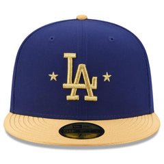 Los Angeles Dodgers 2026 Gold Collection 59FIFTY Fitted Hat Royal | New Era