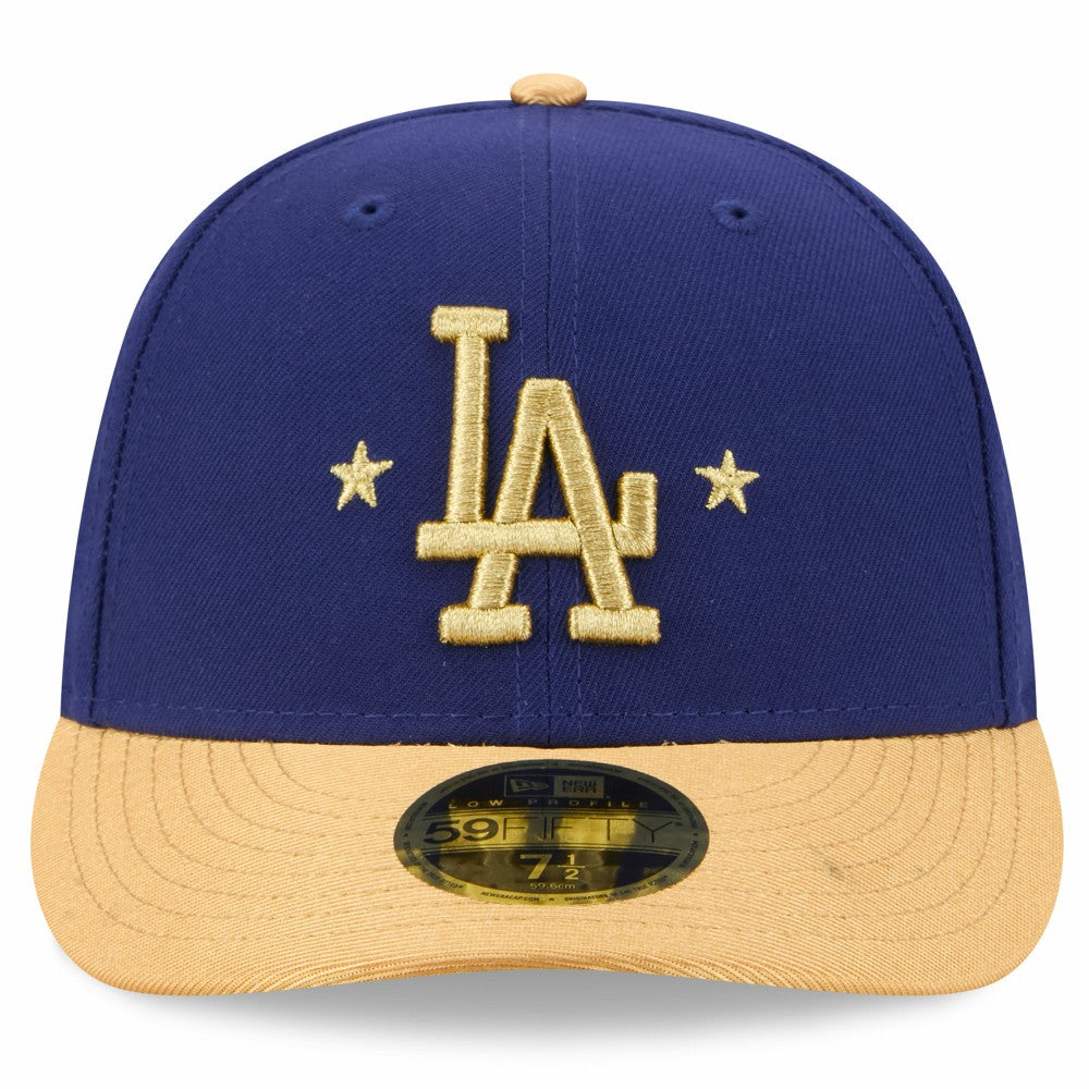Los Angeles Dodgers 2026 Gold Collection Low Profile 59FIFTY Fitted Hat Royal | New Era